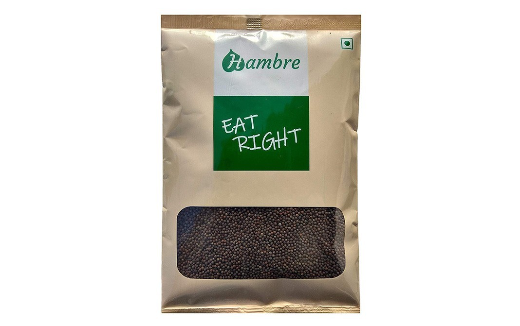 Hambre Black Mustard Seeds (Kali Sarso)   Pack  250 grams